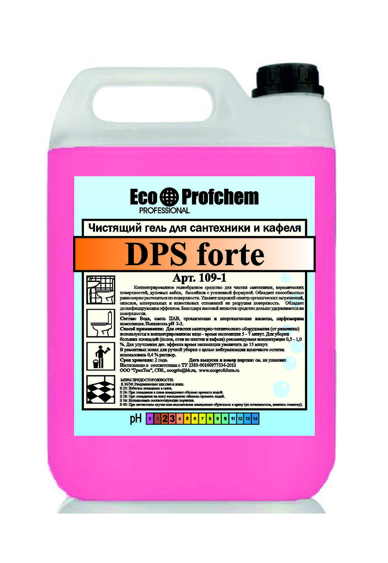 Гель для сантехники и кафеля DPS forte