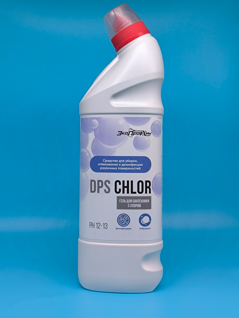 Гель для сантехники и кафеля с дезинфицирующим эффектом DPS Chlor