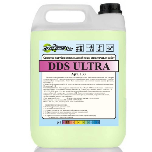 Средство для уборки помещений после строительных работ DDS ultra